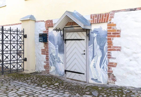 Porta Bonita Tartu Estonia — Fotografia de Stock