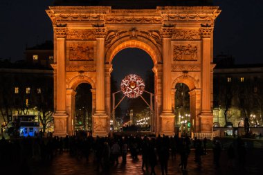 Olimpiyat Brezilyalı sporcu, Milano-Cortina 2026 Kış Olimpiyatları vesilesiyle aydınlandı. Brezilya, Sempione Park 'taki Arco della Pace' de yer almaktadır..