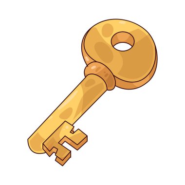 A Key is a small metal instrument used to open locks, symbolizing access, security, and control.