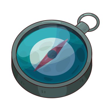  A Compass is a navigational tool with a magnetic needle that points north, helping travelers find direction.