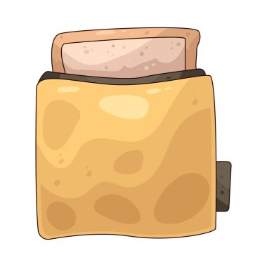 A Wallet is a small leather or fabric case used to hold money, cards, and identification.