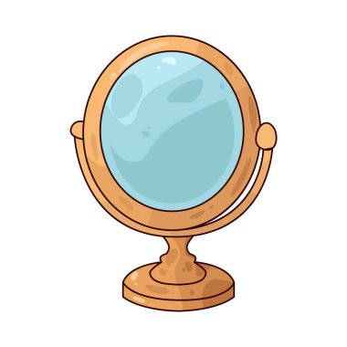 A Mirror is a reflective surface used for applying makeup or grooming.