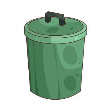  Çöp kutusu, atık maddelerin atılması için kullanılan bir konteynır..