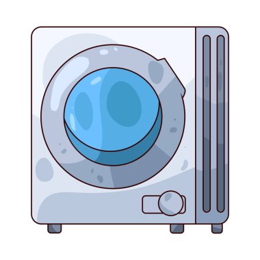  Çamaşır Makinesi, çamaşır yıkamak için otomatik olarak su ve deterjan kullanan bir cihazdır..