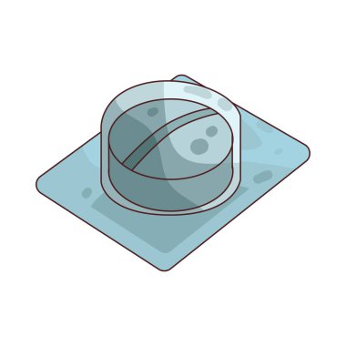 Bir hap paketi günlük kullanım için dozajları ayrı bölümlere ayırır.