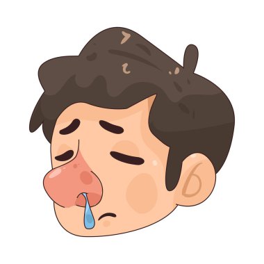 Nezle ya da alerjiden dolayı burun deliklerinden fazla sümük boşaldığında bir akıntılı burun oluşur..