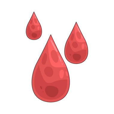  Kan damlası küçük bir kan örneğini ya da test için kullanılan kan sembolünü temsil eder..