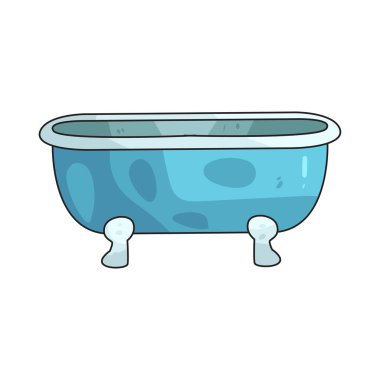 Küvet, banyo ve rahatlama için suyla dolu büyük bir kaptır..