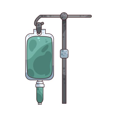 Drip, hastalara direkt olarak kan dolaşımına sıvı veya ilaç sağlayan tıbbi bir kurulum..