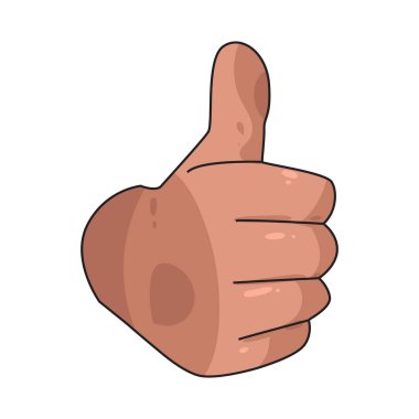 Başparmak Yukarı, onay, keyif veya olumlu geri bildirimi sembolize eden bir jest veya simgedir..