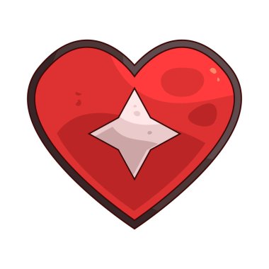  Kalp, bir oyun arayüzünde sağlık, yaşam ya da sevgiyi temsil eder..