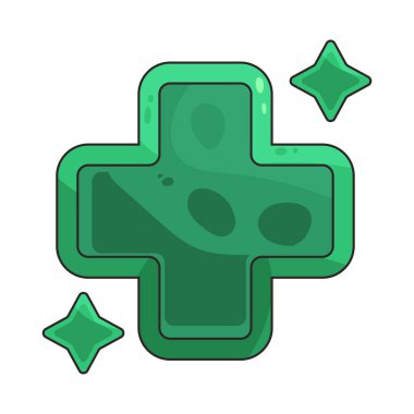 A Plus işareti genellikle oyunlarda toplama, sağlık onarımı veya olumlu kazancı gösterir.