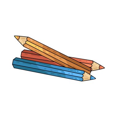 Renkli kalemler renklendirme ve çizim için kullanılan pigmentli çekirdekli araçlardır.