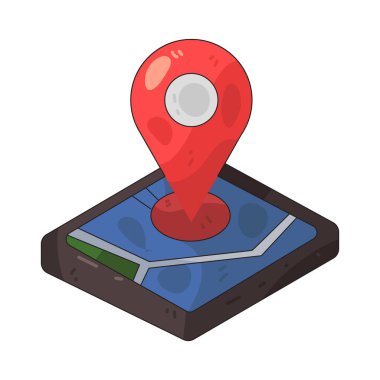 GPS İşaretleyici, haritalarda veya navigasyon uygulamalarında belirli bir konumu belirlemek için kullanılan bir semboldür..