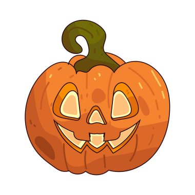  Bir Jack O Lantern, Cadılar Bayramı ruhunu ve eğlencesini simgeleyen içinde parlayan bir mum bulunan oyulmuş bir balkabağıdır..
