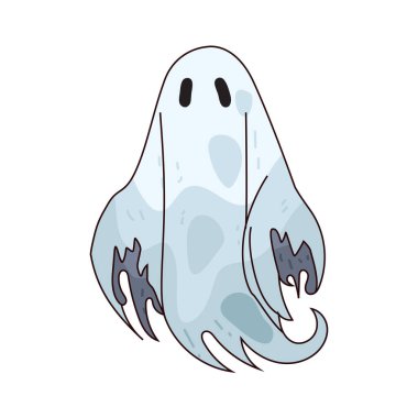 Hayalet, doğaüstü olayları simgeleyen saydam bir ruhtur ve Cadılar Bayramı korkutucudur..