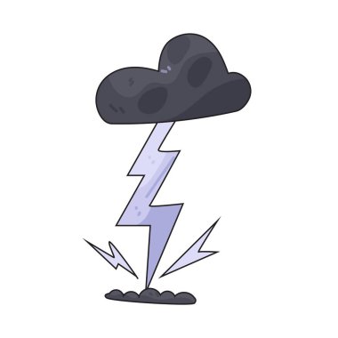 Şimşek şimşeği ani enerjiyi, sihirli gücü ya da ürkütücü fırtına efektlerini temsil eder..