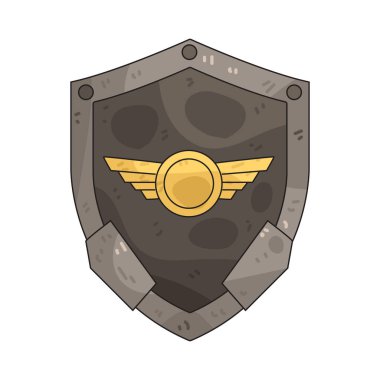 Askeri Kalkan, savunma, onur ve gücü simgeleyen koruyucu bir amblemdir..