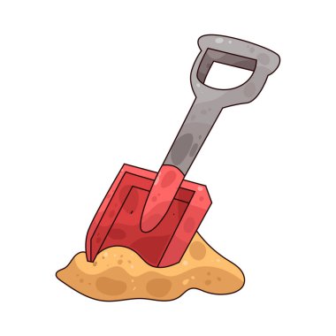 Kum küreği, özellikle kum kaleleri yapmak ve kazmak için kullanılan küçük bir araçtır..