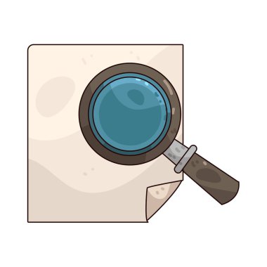 Arama Dosyası, bir sistem içindeki belirli bir belge veya dosyayı sembolize eder.