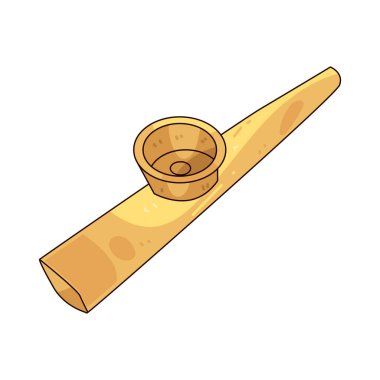 Kazoo, uğultuyu vızıldayan bir müzik sesine dönüştüren küçük bir enstrümandır..