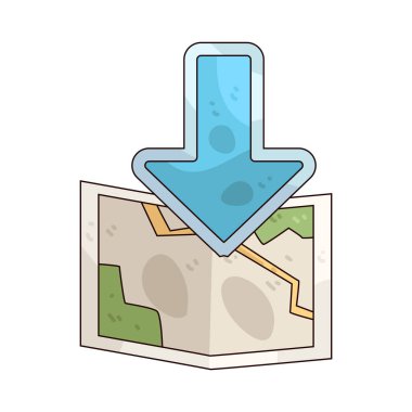 Harita indirme seçeneği, harita verilerini çevrimdışı erişim için bir aygıta kaydeden bir seçenektir.