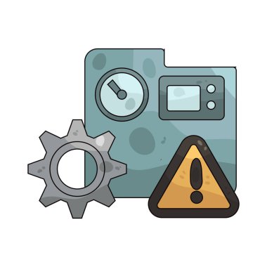 Sistem Hatası, bir sistem içinde bir arıza veya arıza oluştuğunu göstermek için kullanılan bir uyarı simgesidir..