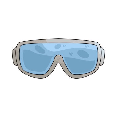 Güvenlik Gözlüğü, şahıslara enkaz, kimyasal madde veya kıvılcımlara karşı göz koruması takmalarını hatırlatan bir semboldür..