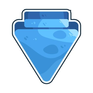 Aşağı doğru bir ok üçgeni aşağıya bakan üçgen bir simgedir..