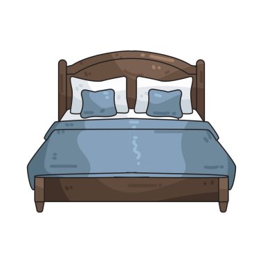 Çift kişilik yatak, iki kişiyi rahatça ağırlamak için tasarlanmış geniş bir uyku yüzeyi..