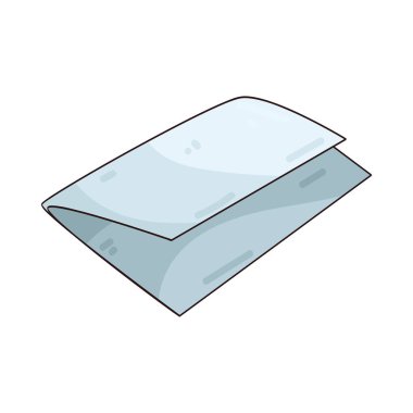 Katlanmış kağıt, origami, notlar veya kompakt depolama için sıklıkla kullanılan bölümlere ayrılmış bir yapraktır..