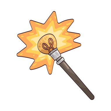  Sihirli bir ampul yaratıcılığı sembolize eder. Büyülü, dönüştürücü ya da ilham verici..