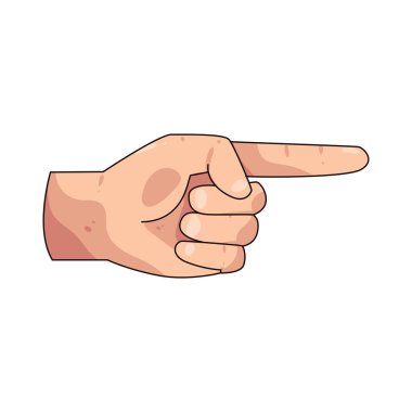 İşaret parmağı yönü belirtmek, bir nesneyi vurgulamak ya da önemli bir şeyi vurgulamak için kullanılan bir jesttir..