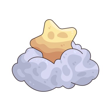  Bulut yıldızı, bulutlarla çevrili, saklı ya da yumuşak ışığı simgeleyen bir yıldızdır..