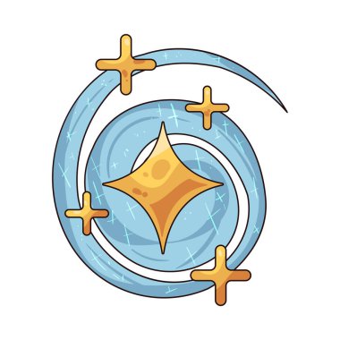 Galaksi yıldızı dönen galaksiler içinde parlayan noktaları temsil eden bir yıldızdır..