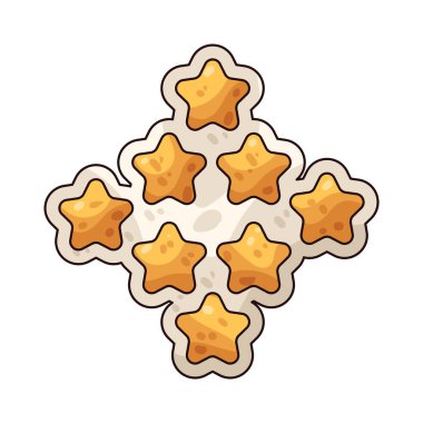  Sekiz yıldız, denge ve ışıldayan simetriyi temsil eden sekiz noktalı bir yıldızdır..