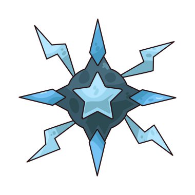  Bir enerji yıldızı güçlü enerji ve hareketi temsil eden canlı bir yıldız sembolüdür..