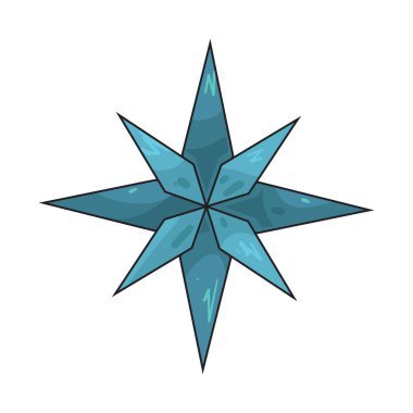 Keskin bir yıldız, sivri uçlu bir yıldızdır. Cesur ve çarpıcı bir görünüm verir..