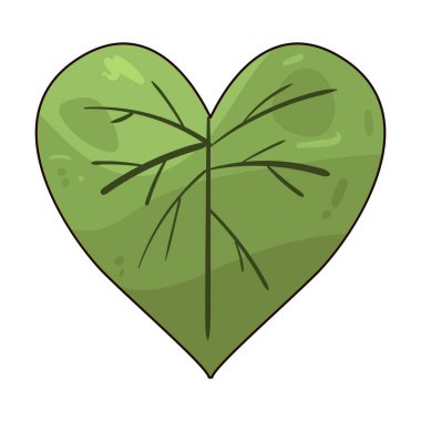 Yaprak kalp, doğal, saf ve büyüyen aşkı temsil eden yapraklardan yapılmış bir kalptir..