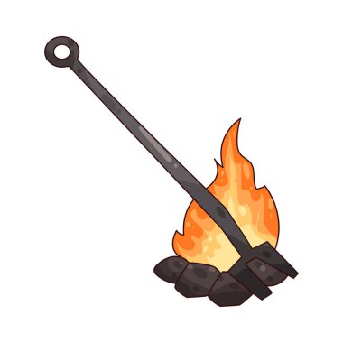 Şömine demiri, şöminenin odunlarını yakmak için kullanılan metal bir alettir..