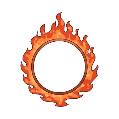 Ateş çemberi, genellikle dramatik bir ateş sembolü olarak kullanılan dairesel bir alevdir..