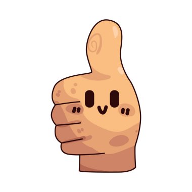 Tebessüm Başparmağıyla gülümseyen bir yüzü birleştirip dostça pozitifliği ifade eder..