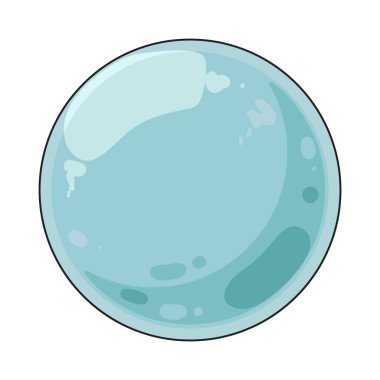  Kabarcık, hava veya gazla dolu narin bir küredir. Parlak bir yüzeye sahip, hafifçe havada süzülür..