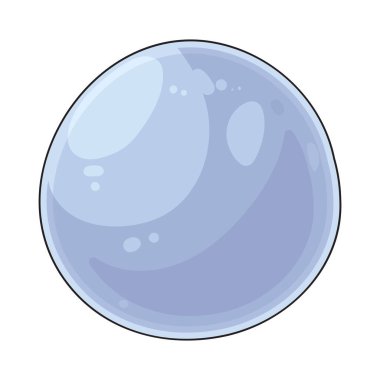 Tek bir baloncuk, düzgün ve yuvarlak şekilli bağımsız bir şekilde sürüklenen tek bir baloncuktur..