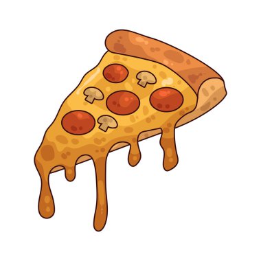 Pizza dilimi, pizzanın üçgen bir parçasıdır. Tutması kolaydır ve atıştırmak için mükemmeldir..