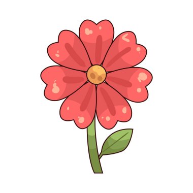 Bir kalp çiçeği, çiçek açan sevgiyi, güzelliği ve nazik romantizmi simgeler..