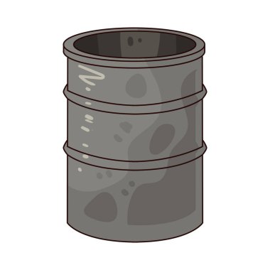 Çöp kovası, çöp depolama için büyük silindirik bir konteynır..