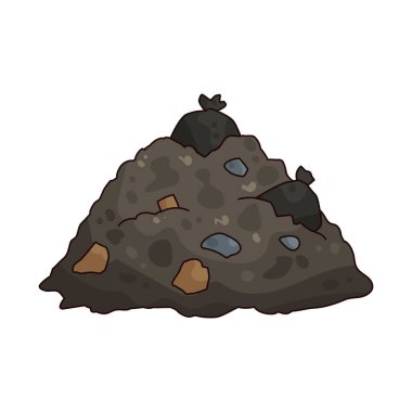  Çöp yığını, bir araya toplanmış bir çöp yığınıdır..