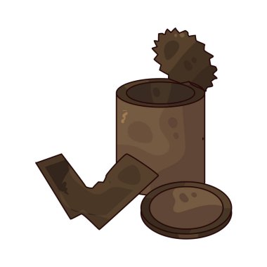 Metal atığı, geri dönüşüm için uygun hurda metal nesnelerden oluşur.