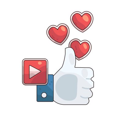 Örneğin, içeriğin onaylanmasını veya beğenilmesini göstermek için kullanılan basit bir etkileşimdir..